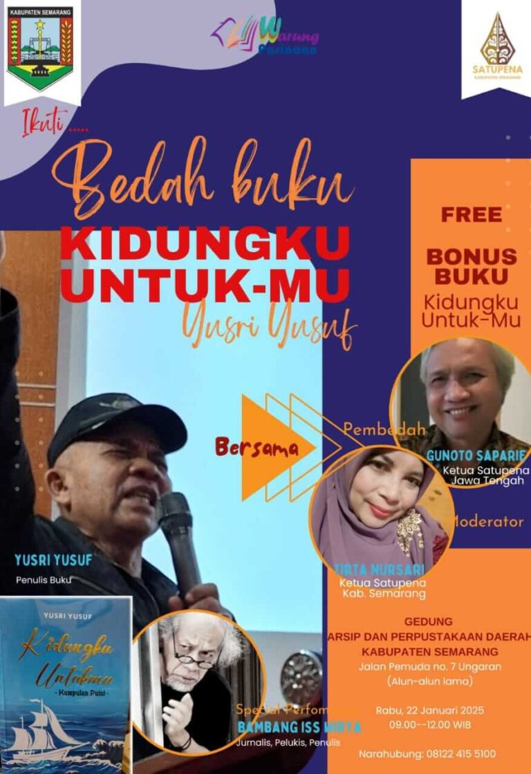 Diskusi Buku “Kidungku Untukmu” Karya Yusri Yusuf di Dinarsip Semarang