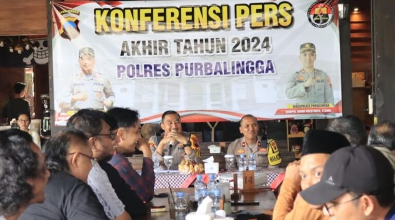 Kriminalitas di Purbalingga Tahun 2024 Menurun, Tipiring dan Bundir Meningkat