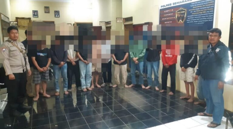 Polsek Bandungan Amankan 12 Remaja, Diduga Hendak Tawuran di Jimbaran