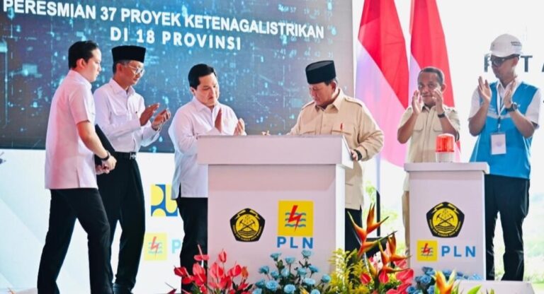 Presiden Prabowo Resmikan 37 Proyek Strategis Ketenagalistrikan Nasional
