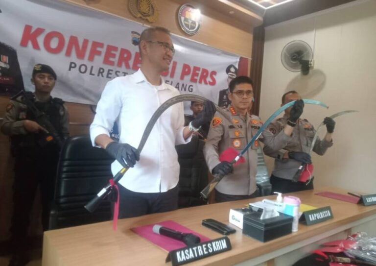 Tawuran Kreak di Magelang, Polisi Amankan Empat Pelaku dan Sajam