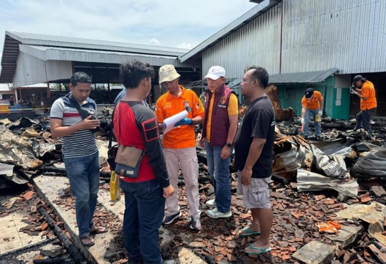 Polisi Dalami Penyebab Kebakaran Pasar Induk Cepu