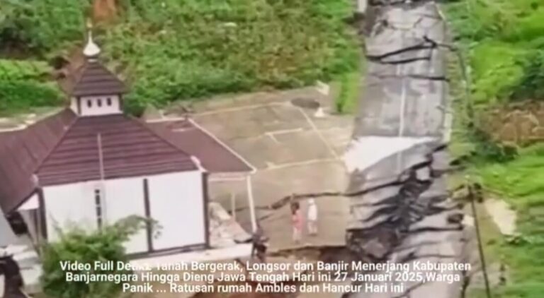 Dinkominfo Banjarnegara Pastikan Video Viral Bencana Alam di Dieng adalah Berita HOAX 