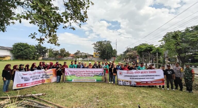 Pemkot Semarang Amankan Aset, Lapangan Kalicari Kini Bisa Dimanfaatkan Warga