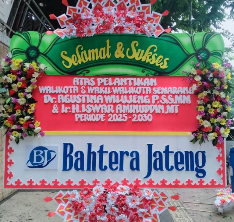 Pelantikan Wali Kota dan Wakil Wali Kota, Karangan Bunga Penuhi Balai Kota Semarang
