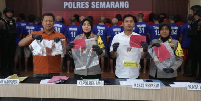 Polres Semarang Gelar Konferensi Pers Cipta Kondisi Jelang Ramadhan 1446 H