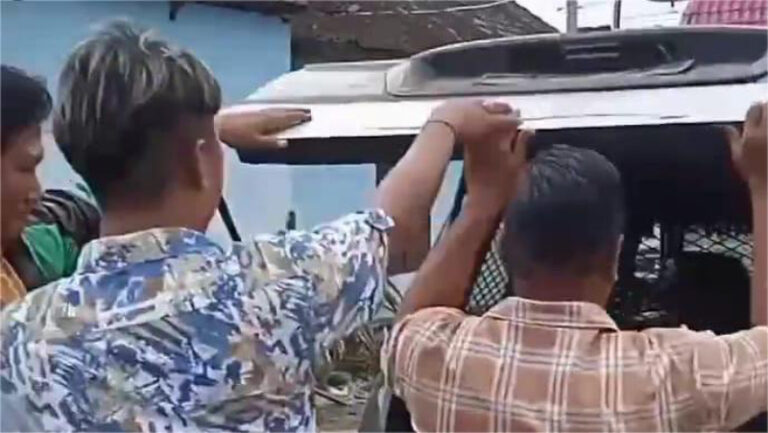 Polsek Ungaran Amankan ODGJ yang Mengamuk di Pemukiman