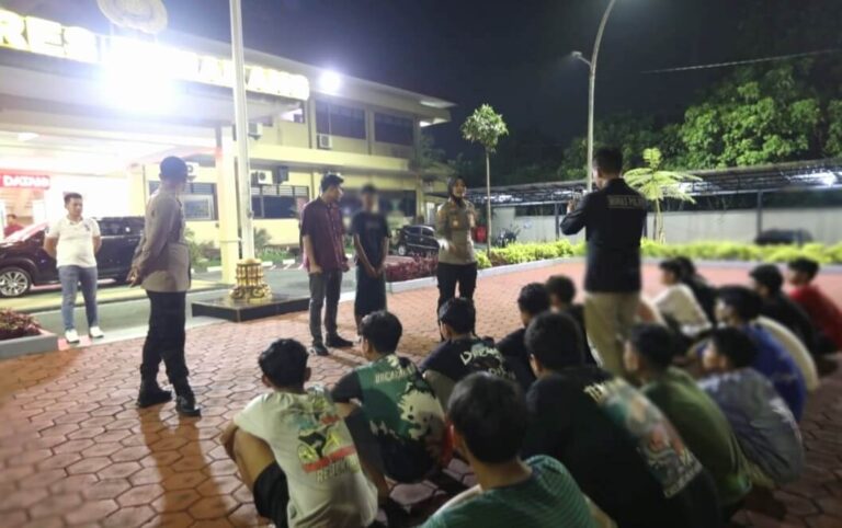 Polres Semarang Amankan Belasan Remaja Hendak Perang Sarung di Dua Lokasi Berbeda