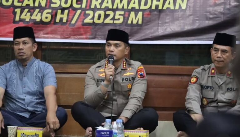 Kapolrestabes Semarang Gelar Safari Ramadan, Intensifkan Patroli untuk Jaga Keamanan Kota