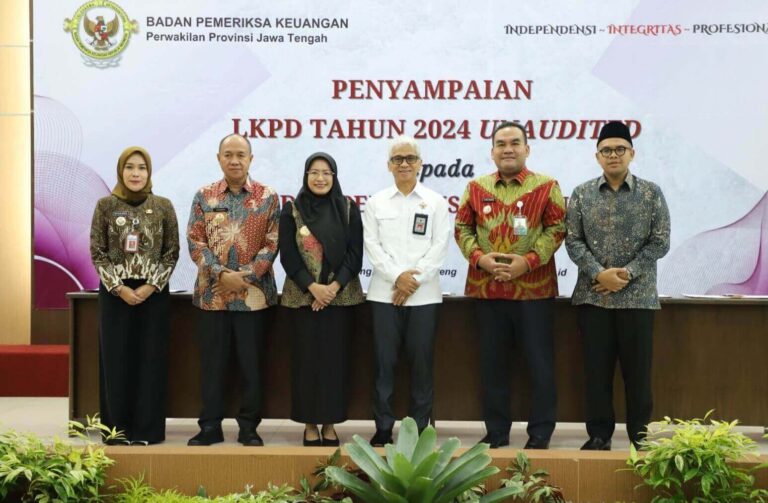 BPK Jateng Terima LKPD 2024 Unaudited dari 33 Pemda