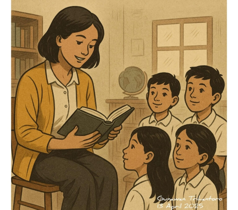 Keteladanan Literasi: Guru Membaca, Murid Terinspirasi