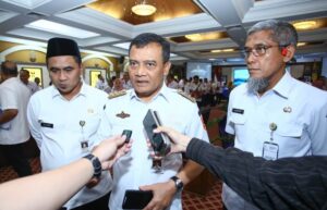 Gubernur Jawa Tengah, Ahmad Luthfi, seusai Rapat Koordinasi Pengendalian Operasi Kegiatan (POK), Rabu (14/5).(Dok Humas)