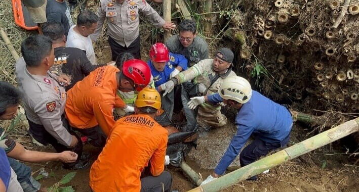 Tertimbun Longsor Rumpun Bambu, Seorang Pria di Magelang Meninggal