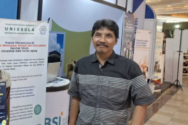 Ketua Prodi MPWK FT UNISSULA, Dr. Mohammad Agung Ridlo.(Foto Ist)