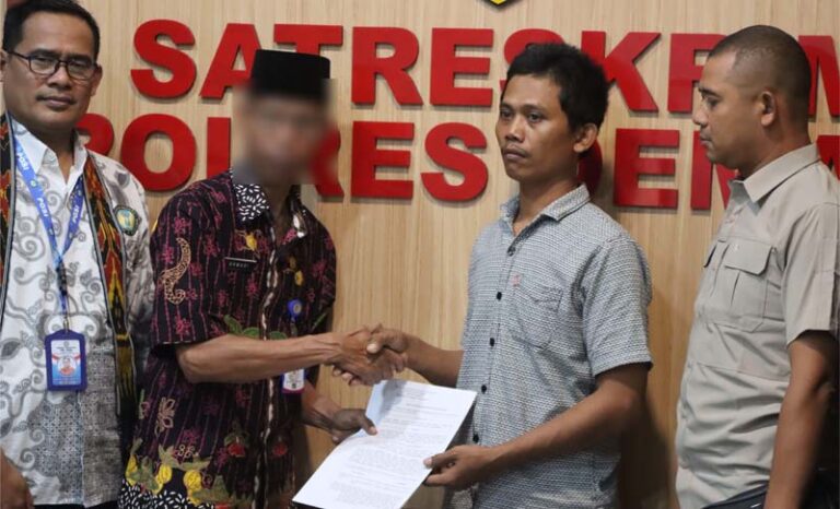 Polres Demak Selesaikan Kasus Guru Tendang Murid lewat RJ