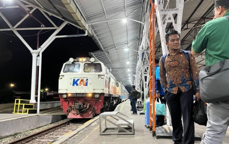 Penumpang KAI Daop 5 Purwokerto.(Dok Humas)