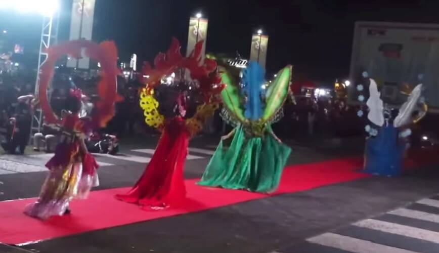 Suasana gelaran Wonosobo Night Fashion Carnival 2024.(Foto Ist)