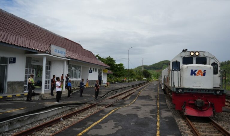 Stasiun Kebasen wilayah kerja PT KAI Daop 5 Purwokerto.(Dok Humas)