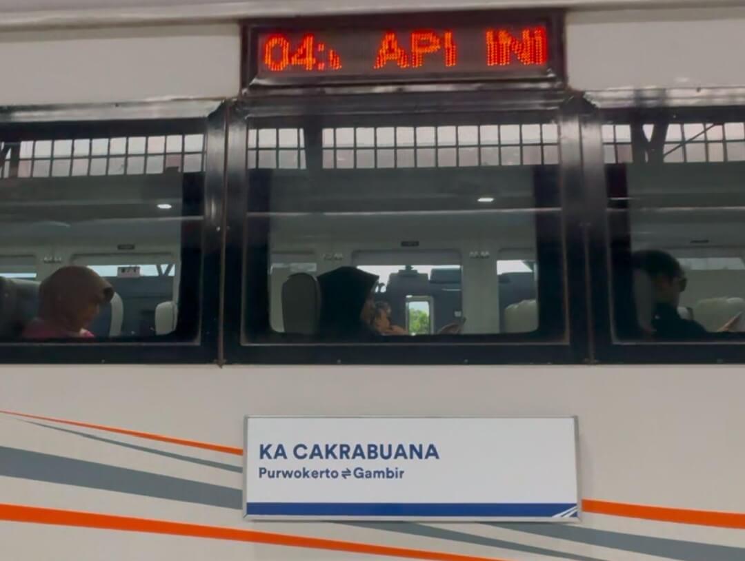 KA Cakrabuana Purwokerto-Gambir.(Foto Ist)