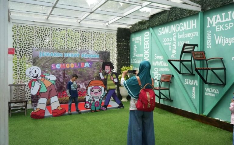 Wahana permainan Millennial Mini Game di Stasiun Purwokerto.(Dok Humas)