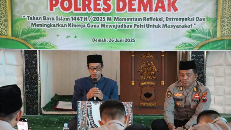 Doa Bersama Polres Demak Iringi Tahun Baru Hijriyah