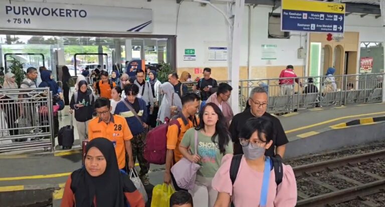 Libur Sekolah, KAI Daop 5 Layani 288 Ribu Lebih Penumpang