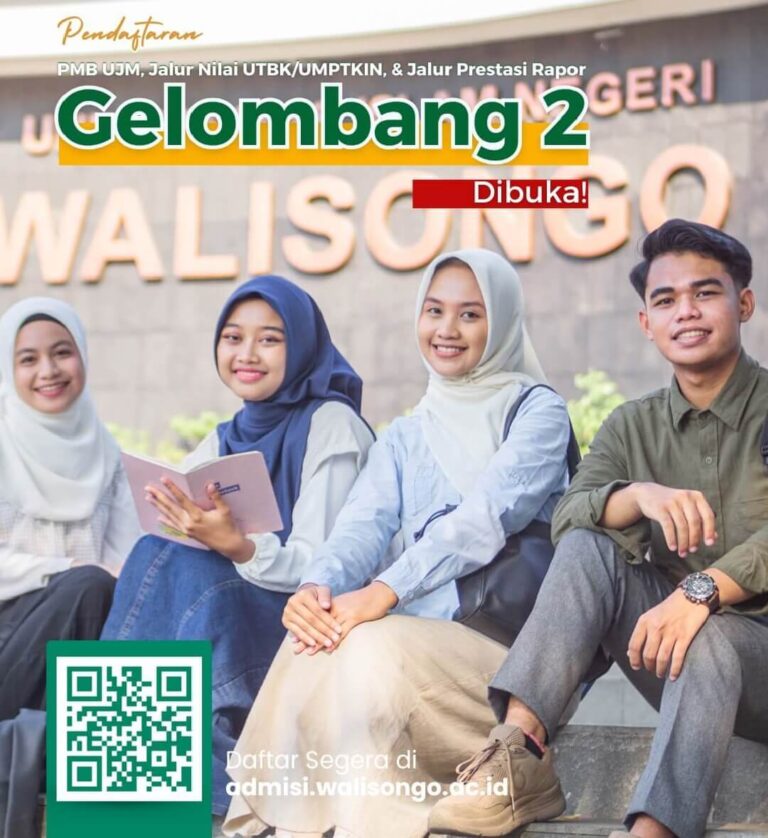 UIN Walisongo Buka PMB Gelombang 2 Hingga Akhir Juli 2025, Tanpa Uang Gedung