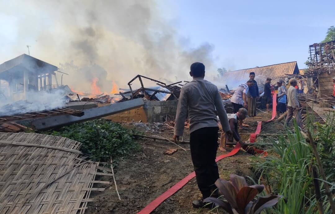 Kebakaran di Tunjungan Blora