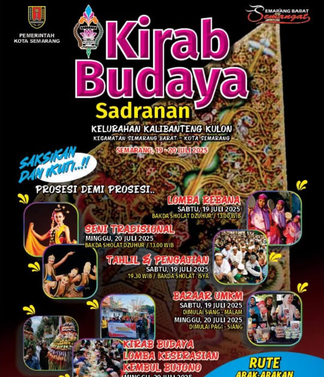 Kirab Budaya Sadranan Kalibanteng Kulon