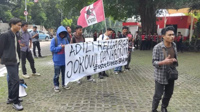 GMNI Geruduk KPK, Minta Usut Tuntas Kasus Blok Medan dan Adili Keluarga Jokowi