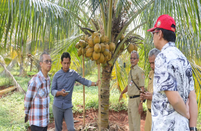 Komisi C DPRD Provinsi Jateng saat berada di Balai Kebun Benih Wonorejo Kabupaten Batang, (foto: Dok. Humas)