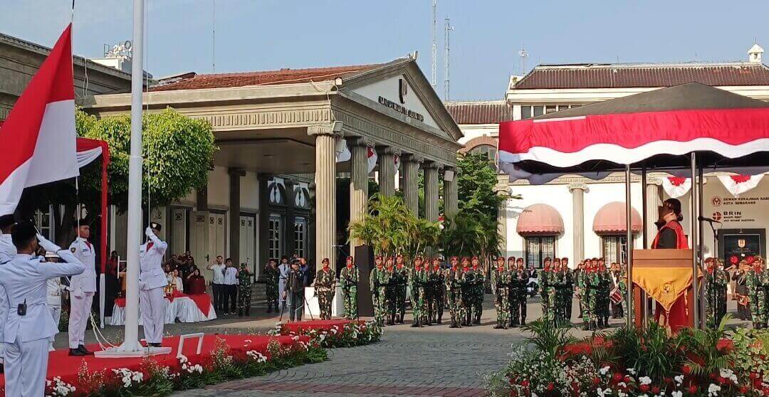 Peringatan HUT Ke-80 RI di Balai Kota Semarang