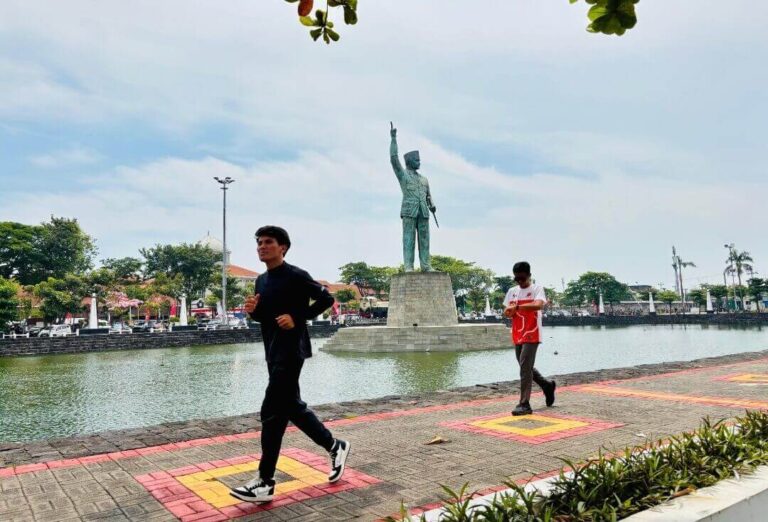 Jogging Track di Polder Semarang Tawang
