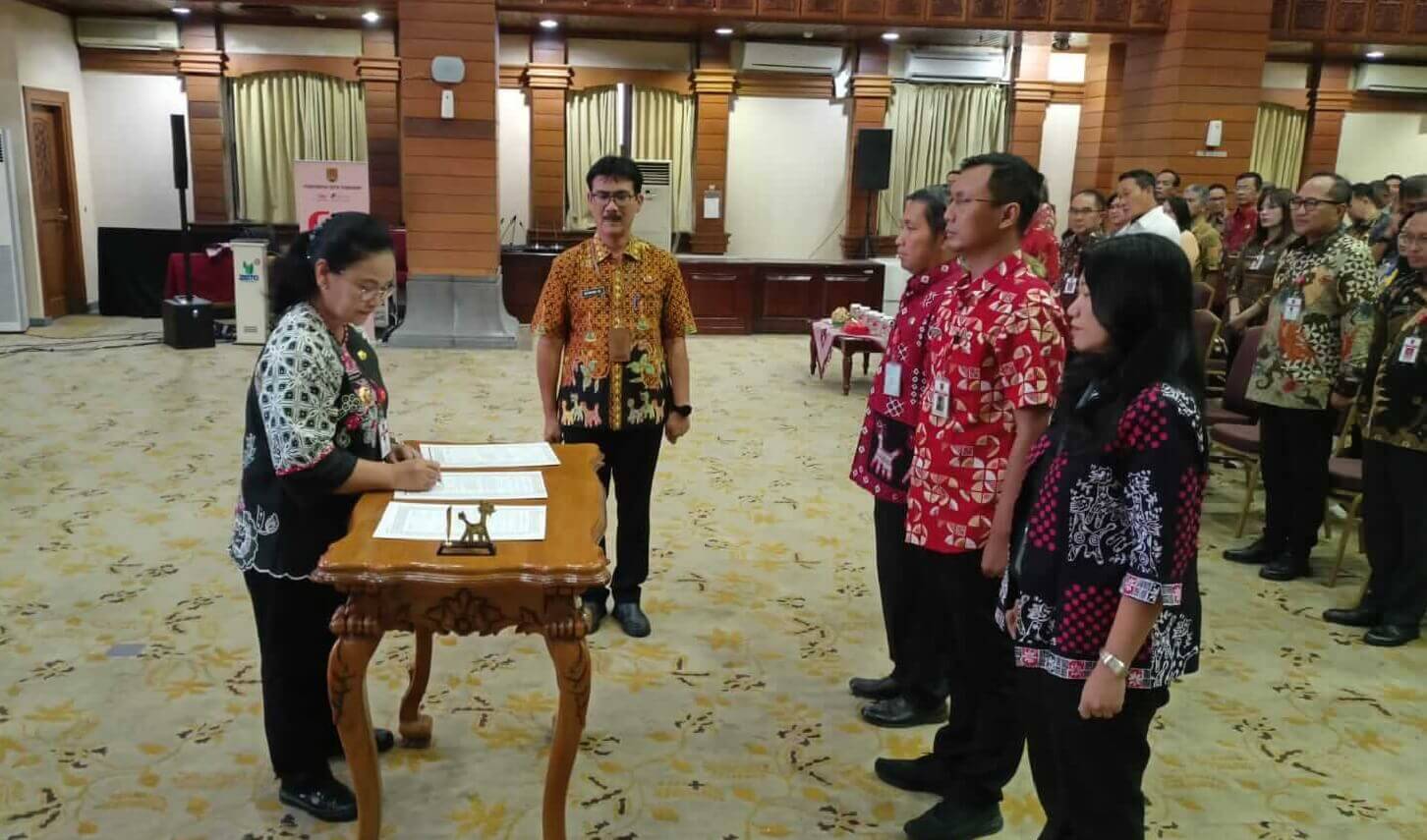 Pelantikan jabatan di Pemkot Semarang