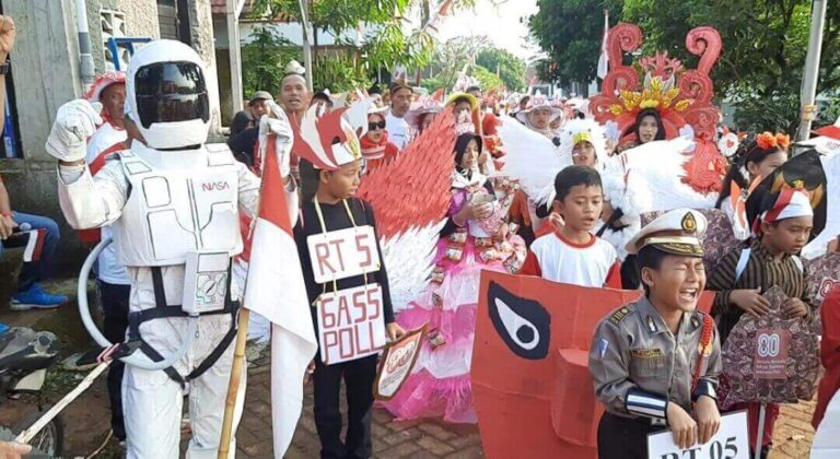 Perayaan HUT ke-80 RI di RW 05 Pakintelan Gunungpati