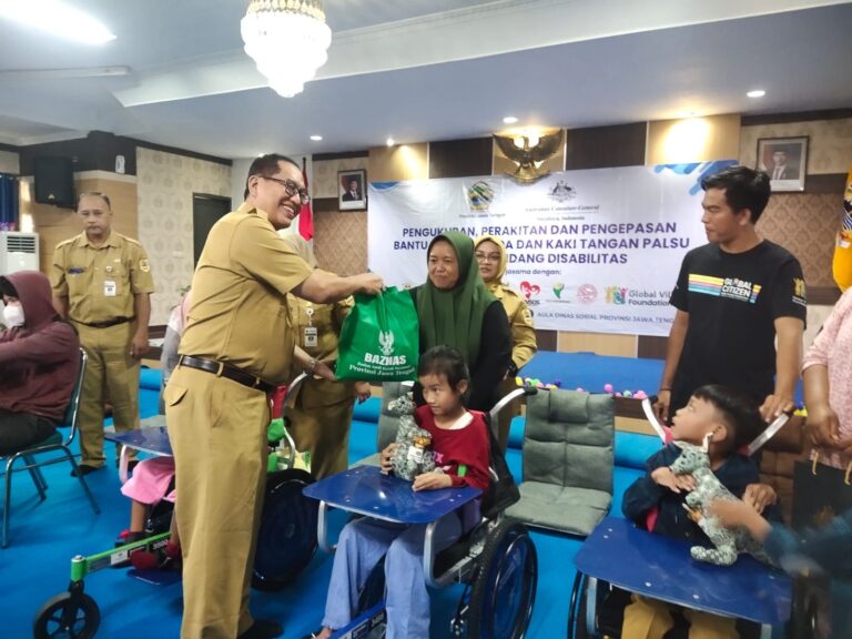 Terima 170 Bantuan Kursi Roda dari Australia, Pemprov Jateng Komit Wujudkan Penghormatan dan Hak Disabilitas