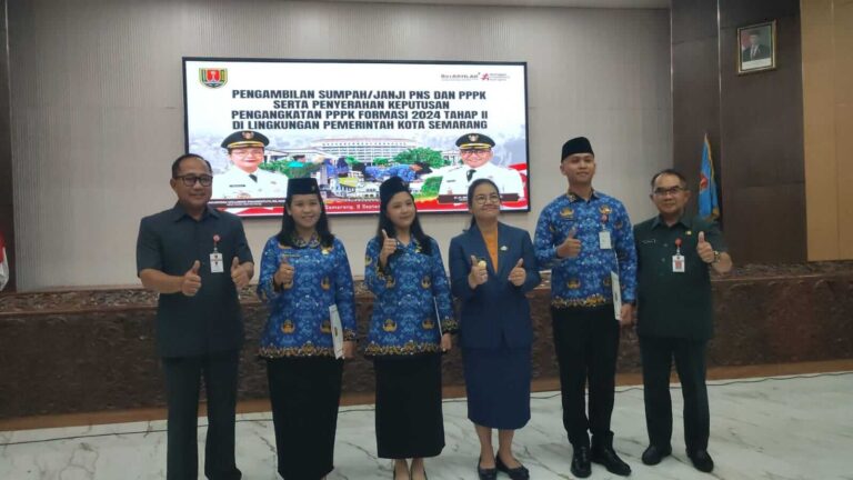 Pelantikan PPPK Pemkot Semarang