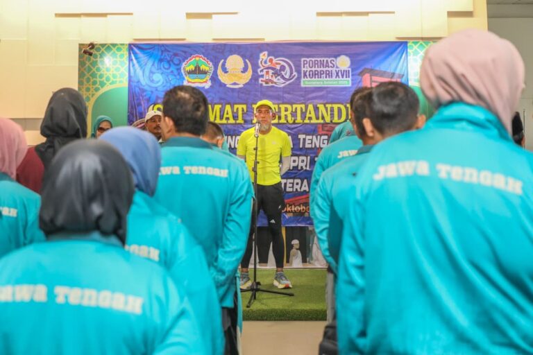 Lepas Pornas Korpri XVII, Sekda Jateng Berharap Olahraga Lahirkan Integritas untuk Pelayanan