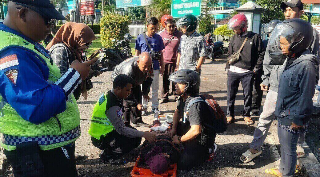 Laka Tunggal di Ungaran