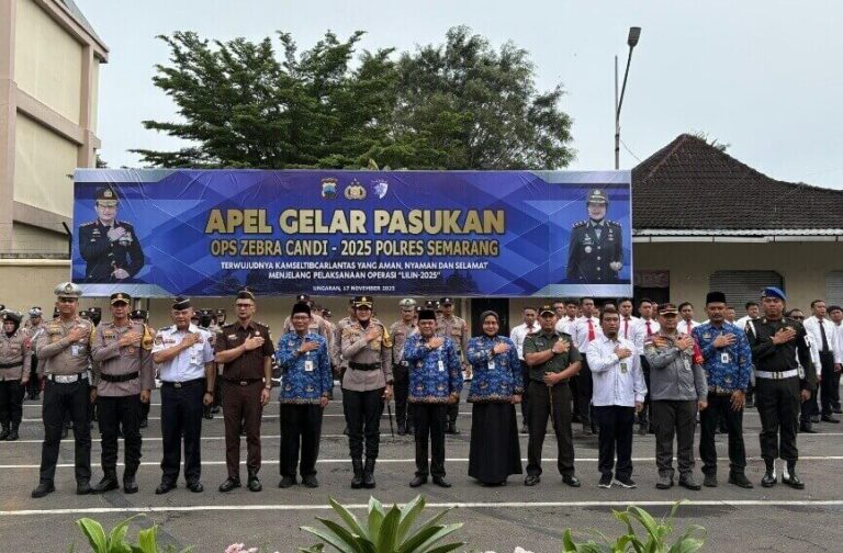Polres Semarang Gelar Operasi Zebra Candi 2025, Ini Target Prioritas Operasi
