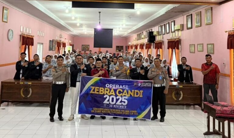 Satlantas Polres Demak Gencarkan Sosialisasi Operasi Zebra Candi 2025 di Sekolah dan Ruang Publik