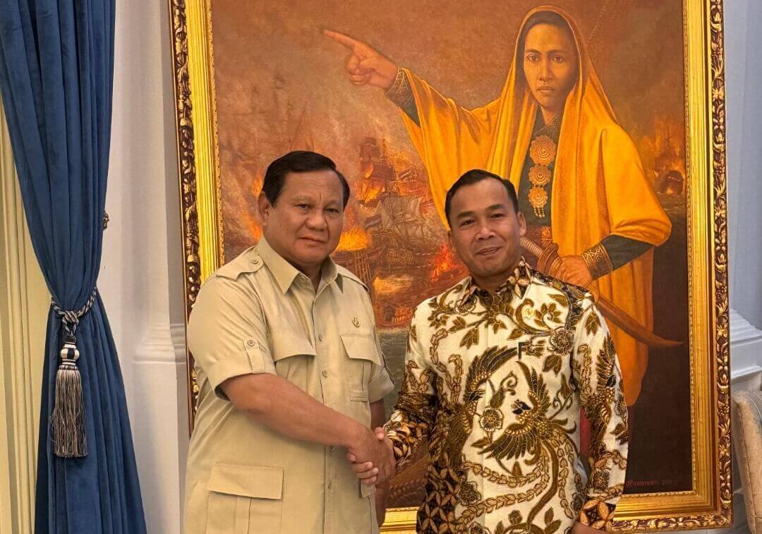Presiden Prabowo bersama Menteri Wihaji