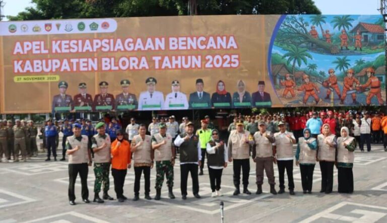 Pemkab Blora Gelar Apel Kesiapsiagaan Bencana Musim Hujan