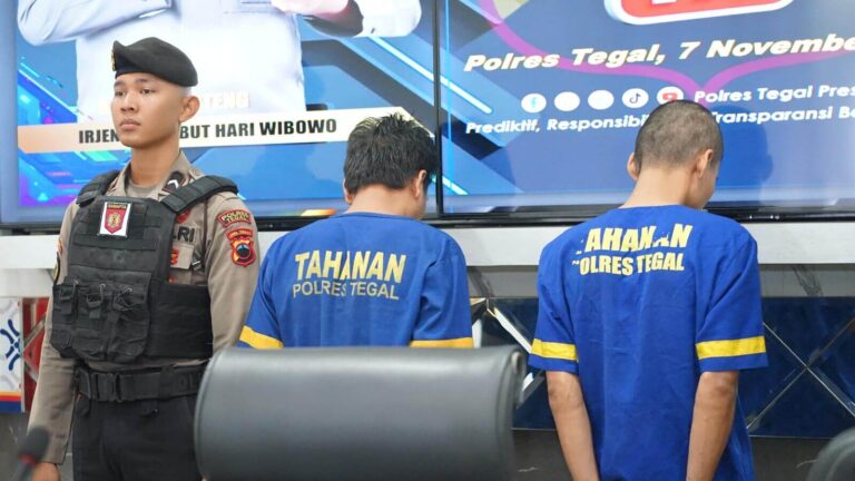 Polres Tegal Ungkap Kasus Pencurian di Alfamart Lebakwangi