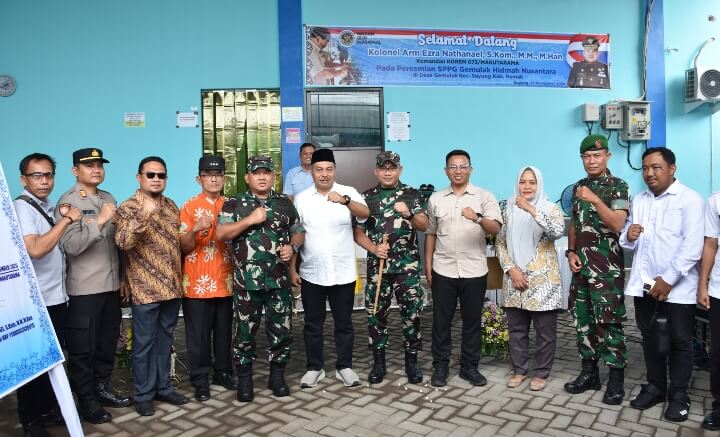 Resmikan Dapur SPPG di Sayung, Danrem 073/Makutarama Harap Operasional Berjalan Maksimal