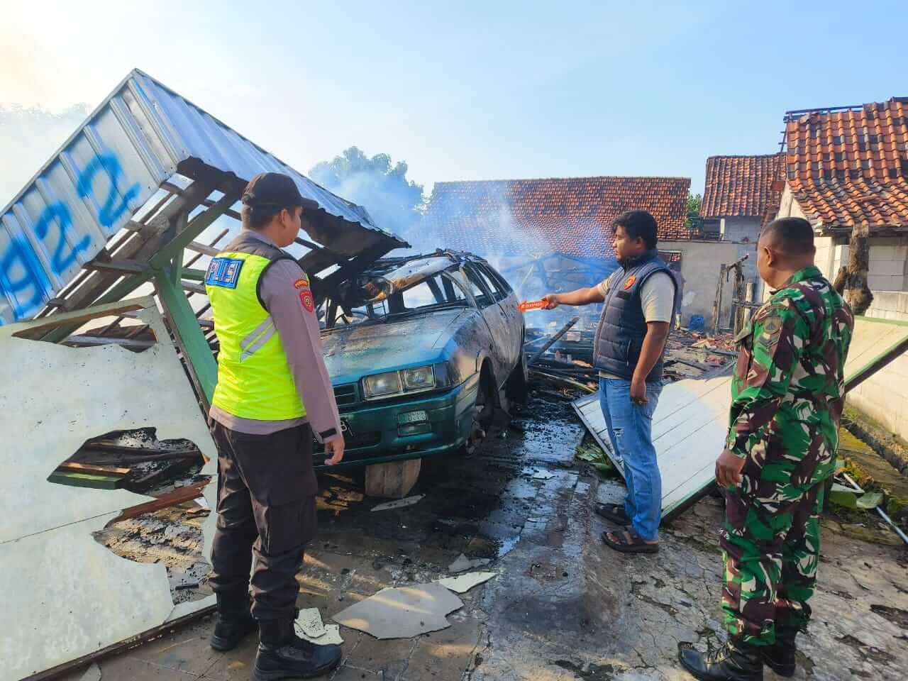 Kebakaran Rumah di Kunduran