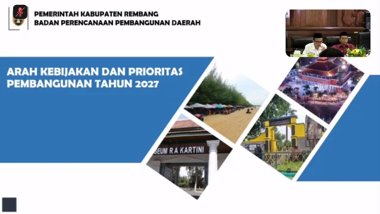 Zoom meeting FKP RKPD 2027 Rembang