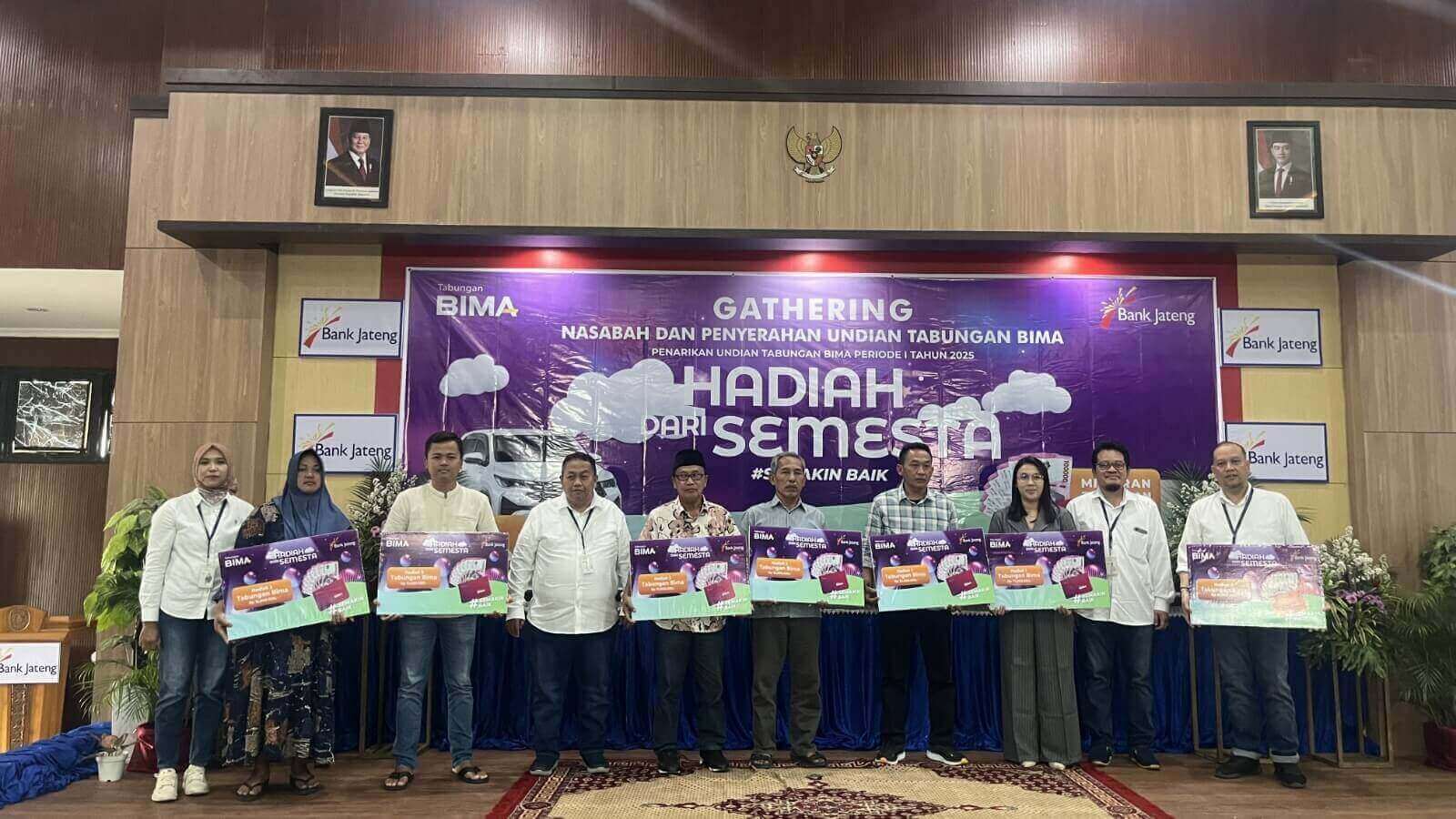 Bank Jateng Cabang Purwodadi menggelar Undian Tabungan Bima