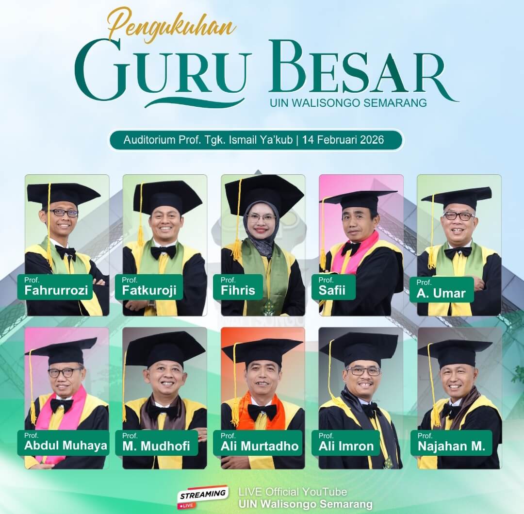 Pengukuhan guru besar UIN Walisongo Semarang
