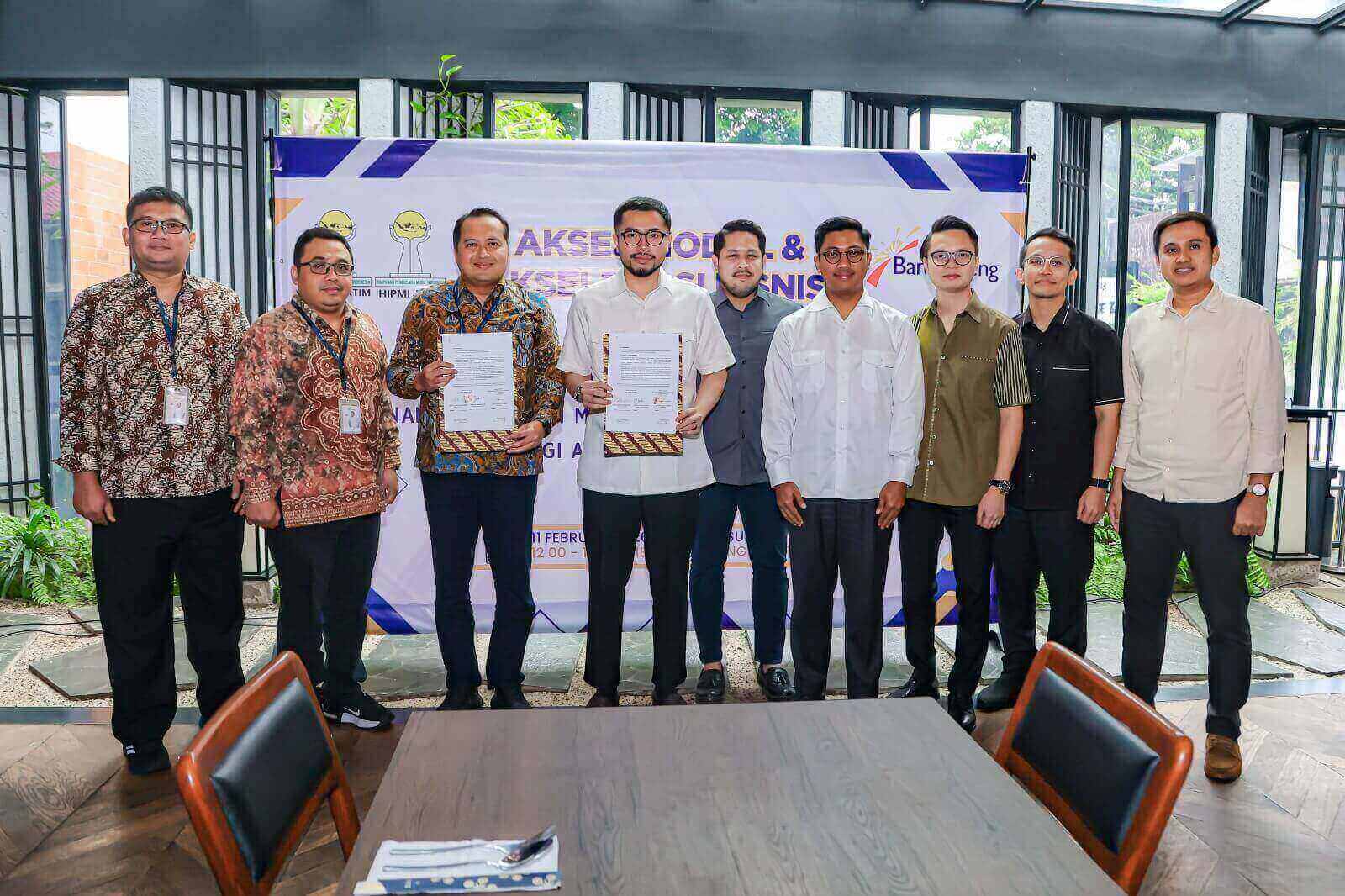 Bank Jateng–HIPMI Jakarta Timur Teken MoU